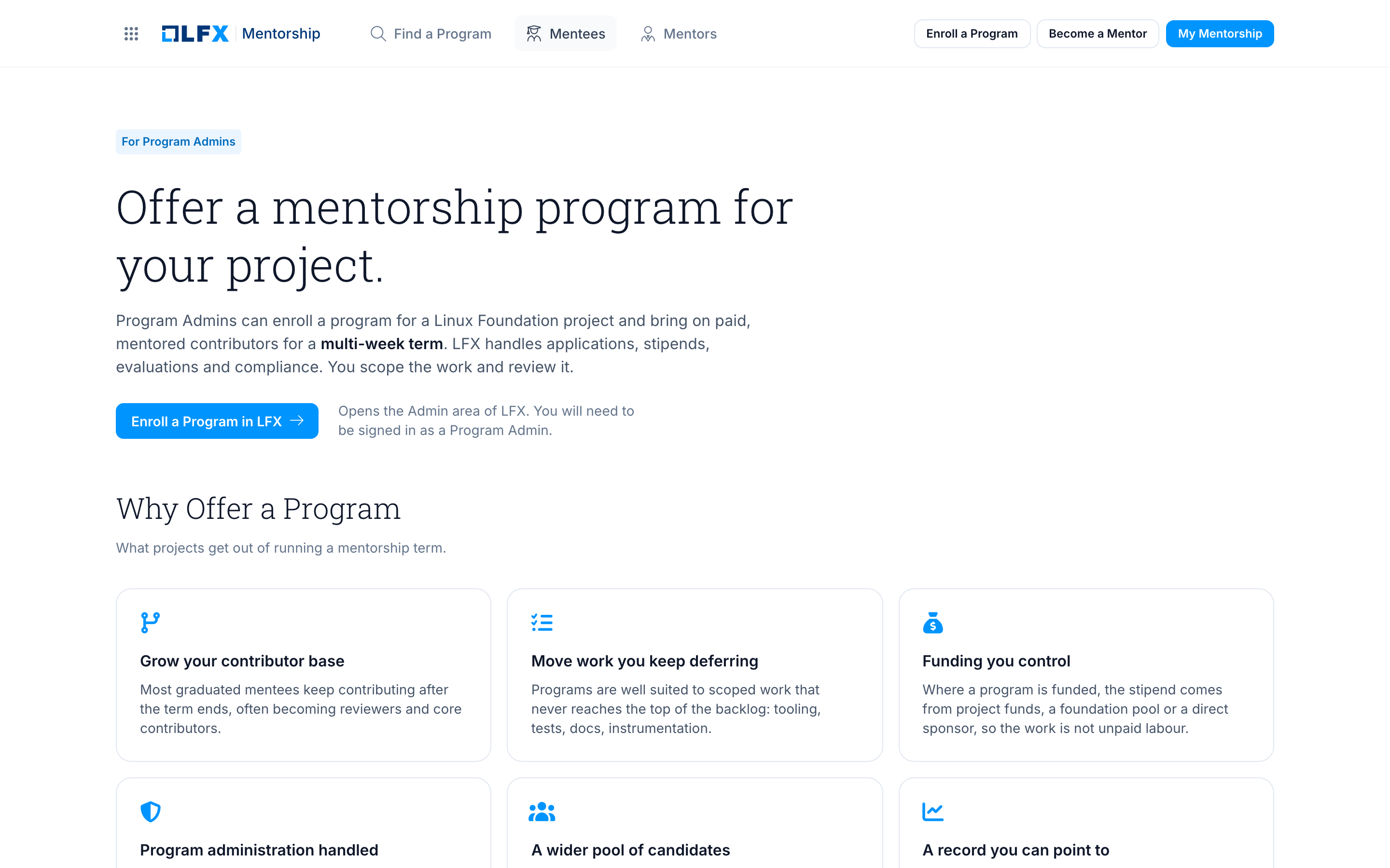 Enroll a Program
